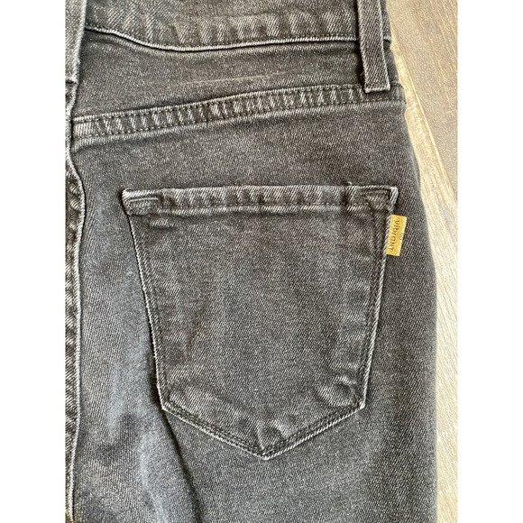 Vibrant Jeans Womens Size 5 Distressed Black Denim Thrashed Vintage USA Made - Picture 3 of 13